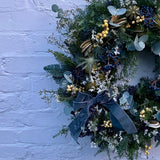 Cold as Ice Wreath | Christmas Door Wreath | Festive Workshop