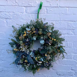 Cold as Ice Wreath | Christmas Door Wreath | Festive Workshop