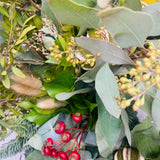 Winter Hedgerow | Fresh Christmas Door Wreath