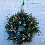 Cold as Ice Wreath | Christmas Door Wreath | Festive Workshop