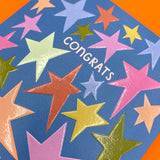 'Congrats' Star Congratulations Card