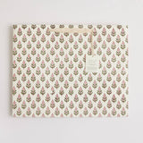 Hand Block Printed Gift Bags (Large) - Blush - Chobham Flowers #