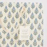 Hand Block Printed Gift Bags (Medium) - Blue Stone - Chobham Flowers #