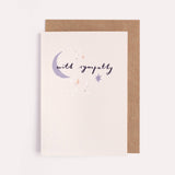 Moon Sympathy Card | Thinking of You Cards | Condolences Cards - Chobham Flowers #