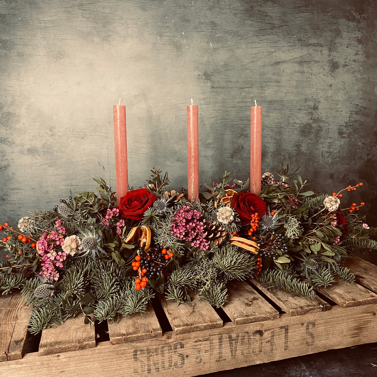 Christmas Table Arrangements