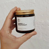 Fennel + Grapefruit | Amber Jar Candle: 120ml (small)