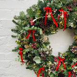 Red Velvet | Christmas Door Wreath