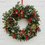 Red Velvet | Christmas Door Wreath