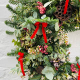Red Velvet | Christmas Door Wreath