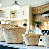 French basket, Straw tote bag, Grocery bag, woven bag: XLarge