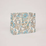 Block Printed Gift Bags (Medium) - Blue Opal