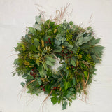 Winter Hedgerow | Fresh Christmas Door Wreath