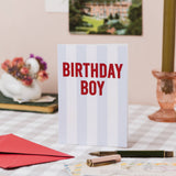 'Birthday Boy' Card with Biodegradable Glitter: Cellophane