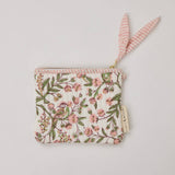 Organic Cotton Zipped Pouch Set 2pk - Floral Blush