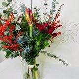 Christmas Vase Arrangement | Fresh Flowers | Florist Choice