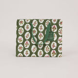 Block Printed Gift Bags (Medium) - Holly Green