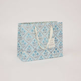 Block Printed Gift Bags (Medium) - Blue Opal