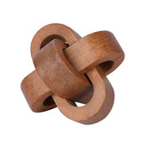 Wood Knot Decor Ornament: Black