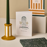 Housewarming Sketch Card | New Home Card | Stylish Home Card