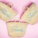 French basket, Straw tote bag, Grocery bag, woven bag: XLarge