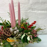 Winter Woodland Table Arrangement
