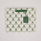 Block Printed Gift Bags (Medium) - Holly Green