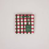 Block Printed Gift Bags (Small) - Holly Green