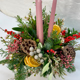 Winter Woodland Table Arrangement
