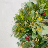 Winter Hedgerow | Fresh Christmas Door Wreath