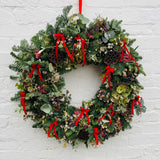 Red Velvet | Christmas Door Wreath