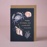 Treasure Zodiac Birthday Card | Cancer Star Sign Astrology