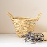 French Baskets, Moroccan Basket, Straw tote bag, Grocery bag: Medium