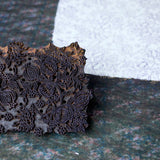 Block Printed Wrapping Paper Sheets - Pomegranate Pink Earth