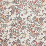 Block Printed Wrapping Paper Sheets - Pomegranate Pink Earth