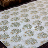 Block Printed Gift Bags (Medium) - Buttercream