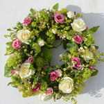 Country Garden Wreath - Funeral Flowers - Chobham Flowers #14 Inch