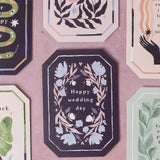Floral Wedding Card | Shaped Greetings Cards | Wedding Cards