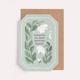 Growing Family New Baby Card | New Baby Greeting Cards