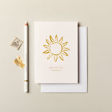 Sun Card | Valentine's Day Greeting Cards | Anniversary Card