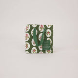 Block Printed Gift Bags (Small) - Holly Green
