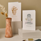 Housewarming Sketch Card | New Home Card | Stylish Home Card