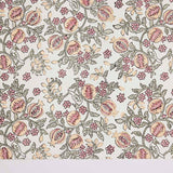 Block Printed Wrapping Paper Sheets - Pomegranate Pink Earth