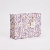 Block Printed Gift Bags (Medium) - Lavender