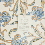 Hand Block Printed Gift Bags (Large) - Blue Stone - Chobham Flowers #