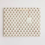 Hand Block Printed Gift Bags (Large) - Blush - Chobham Flowers #