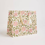 Hand Block Printed Gift Bags (Large) - Blush - Chobham Flowers #