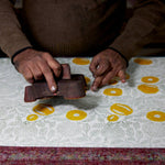 Hand Block Printed Gift Bags (Large) - Sunshine - Chobham Flowers #