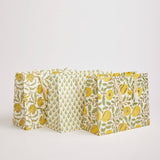 Hand Block Printed Gift Bags (Large) - Sunshine - Chobham Flowers #
