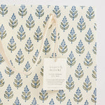 Hand Block Printed Gift Bags (Medium) - Blue Stone - Chobham Flowers #