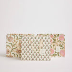 Hand Block Printed Gift Bags (Medium) - Blush - Chobham Flowers #